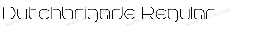 Dutchbrigade Regular字体转换 Dutchbrigade Regular字体转换
